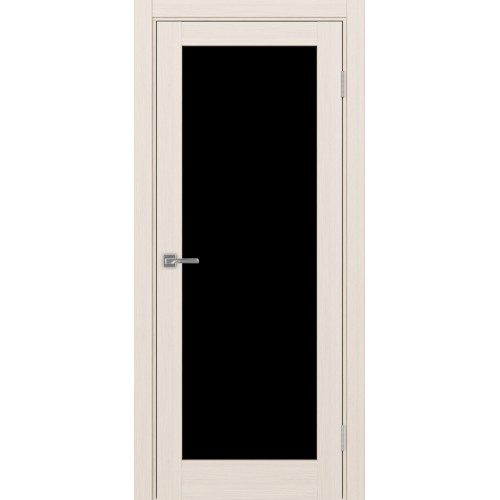 Турин 501.2, цвет Ясень перламутровый стекло LACчерный, размер 80*200 см.