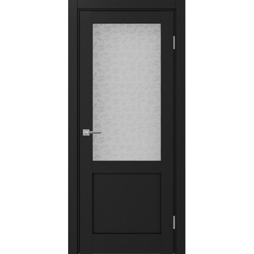 Турин 502.21, цвет Антрацит стекло Дали бесцветное, размер 80*200 см.