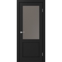 Турин 502.21, цвет Антрацит стекло Пунта бронзовое, размер 80*200 см.