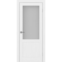 Турин 502.21, цвет Белый лёд, стекло Пунта бесцветное, размер 80*200 см.