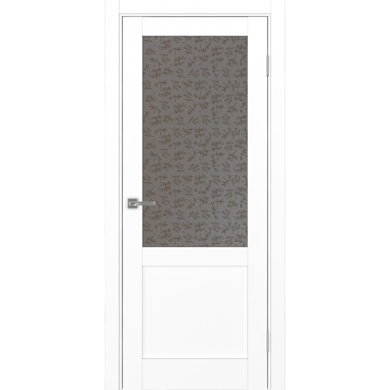 Межкомнатная дверь Турин 502.21, цвет Белый снежный Дали бр., размер 80*200 см.