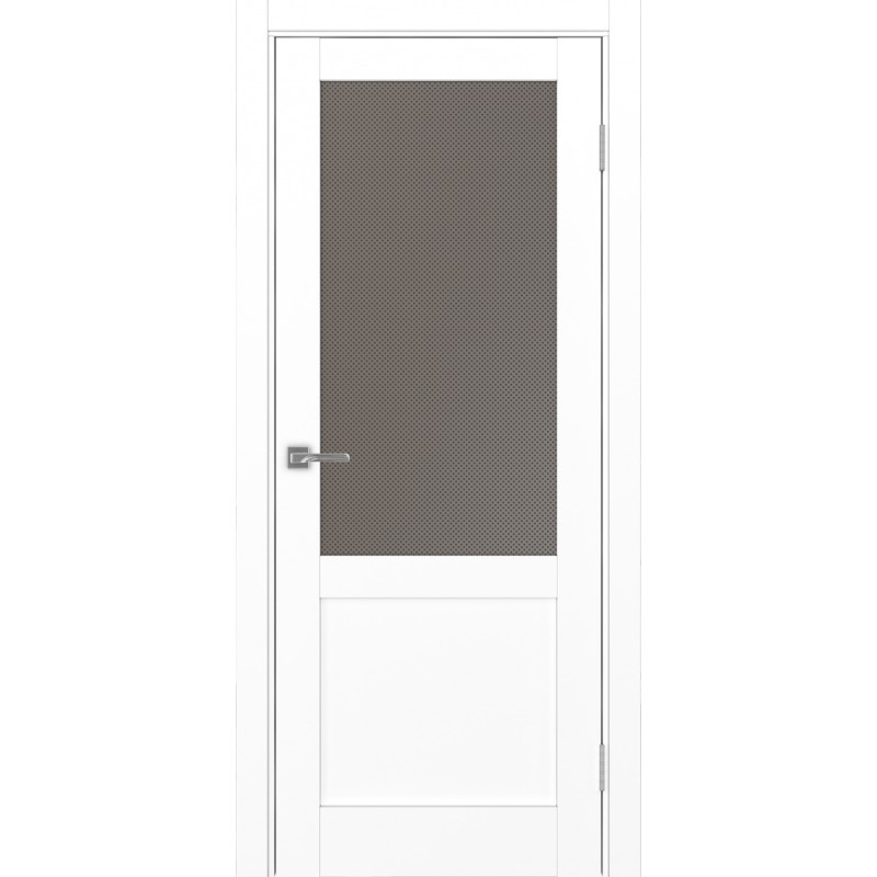 Межкомнатная дверь Турин 502.21, цвет Белый снежный Пунта бр., размер 80*200 см.