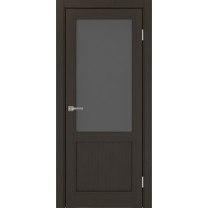 Турин 502.21, цвет венге FL, стекло Графит матовое, размер 80*200 см.