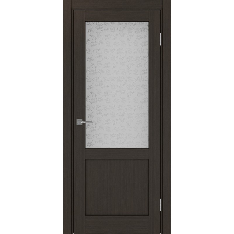 Межкомнатная дверь Турин 502.21, цвет Венге FL стекло Дали бесцветное, размер 80*200 см.