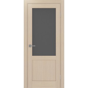 Турин 502.21, цвет дуб беленый FL, стекло Графит матовое, размер 80*200 см.