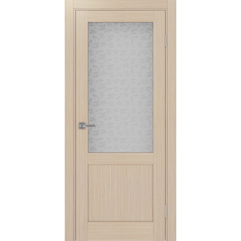 Межкомнатная дверь Турин 502.21, цвет Дуб беленый FL стекло Дали бесцветное, размер 80*200 см.
