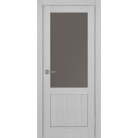 Турин 502.21, цвет дуб серый FL, стекло Бронза матовое, размер 80*200 см.