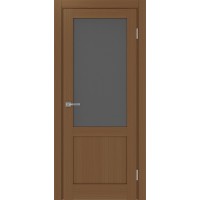 Турин 502.21, цвет орех NL, стекло Графит матовое, размер 80*200 см.