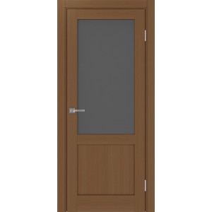 Турин 502.21, цвет орех NL, стекло Графит матовое, размер 80*200 см.
