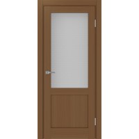 Турин 502.21, цвет Орех NL стекло Пунта бесцветное, размер 80*200 см.