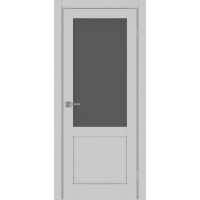 Турин 502.21, цвет пепельный, стекло Графит матовое, размер 80*200 см.