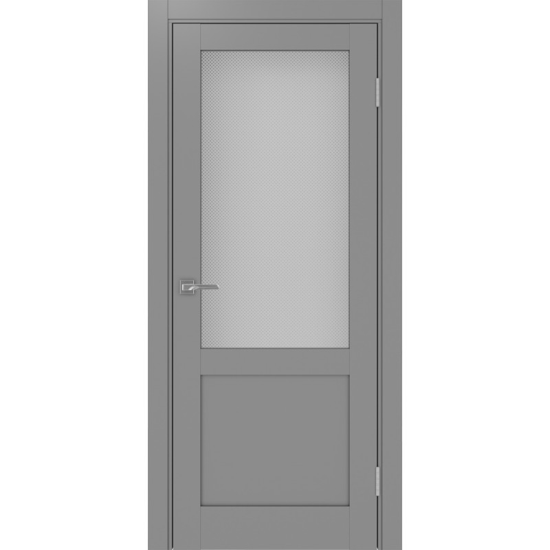 Межкомнатная дверь Турин 502.21, цвет Серый Пунта б.цв., размер 80*200 см.