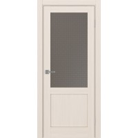 Турин 502.21, цвет Ясень перламутровый стекло Пунта бронзовое, размер 80*200 см.