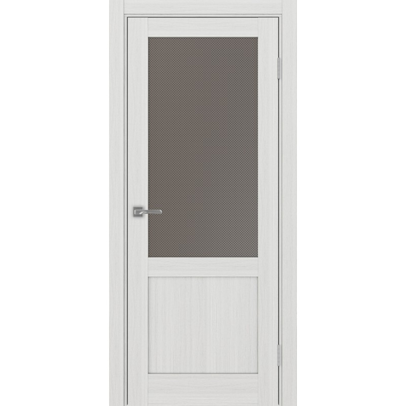 Межкомнатная дверь Турин 502.21, цвет Ясень серебристый Пунта бр., размер 80*200 см.