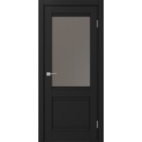 Турин 502U.21, цвет Антрацит стекло Пунта бронзовое, размер 80*200 см.
