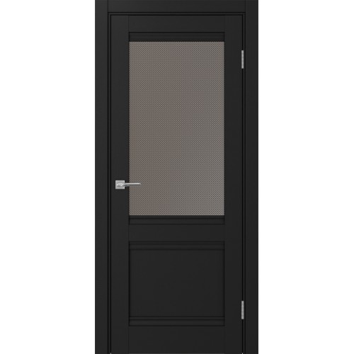 Турин 502U.21, цвет Антрацит стекло Пунта бронзовое, размер 80*200 см.