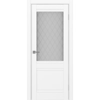 Турин 502U.21, цвет Белый снежный стекло Кристалл б.цв размер 80*200 см.