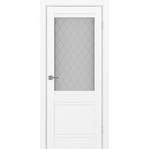 Турин 502U.21, цвет белый снежный, заполнение Кристалл бесцветное, размер 200*80 см.