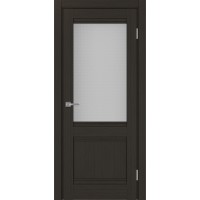 Турин 502U.21, цвет Венге FL стекло Пунта бесцветное, размер 80*200 см.