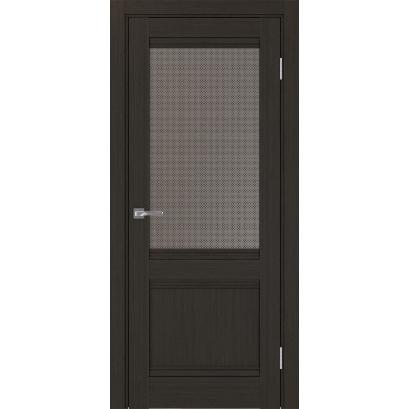 Межкомнатная дверь Турин 502U.21, цвет Венге FL стекло Пунта бронзовое, размер 80*200 см.