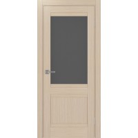 Турин 502U.21, цвет дуб беленый FL, стекло Графит матовое, размер 80*200 см.