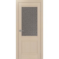 Турин 502U.21, цвет Дуб беленый FL стекло Дали бронзовое, размер 80*200 см.