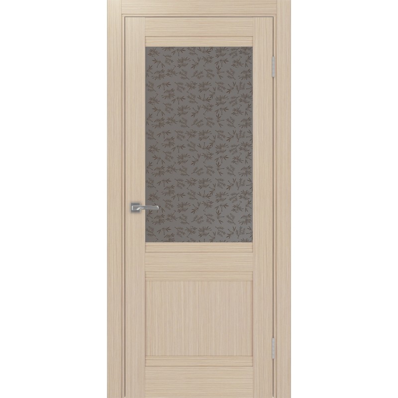 Межкомнатная дверь Турин 502U.21, цвет Дуб беленый FL стекло Дали бронзовое, размер 80*200 см.