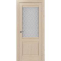 Турин 502U.21, цвет дуб беленый FL, заполнение Кристалл бесцветное, размер 200*80 см.