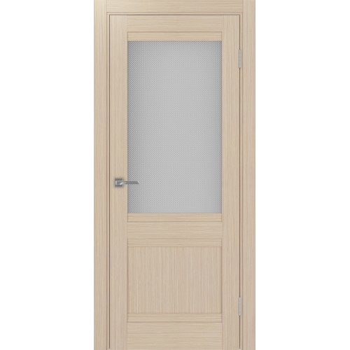 Турин 502U.21, цвет Дуб беленый FL стекло Пунта бесцветное, размер 80*200 см.