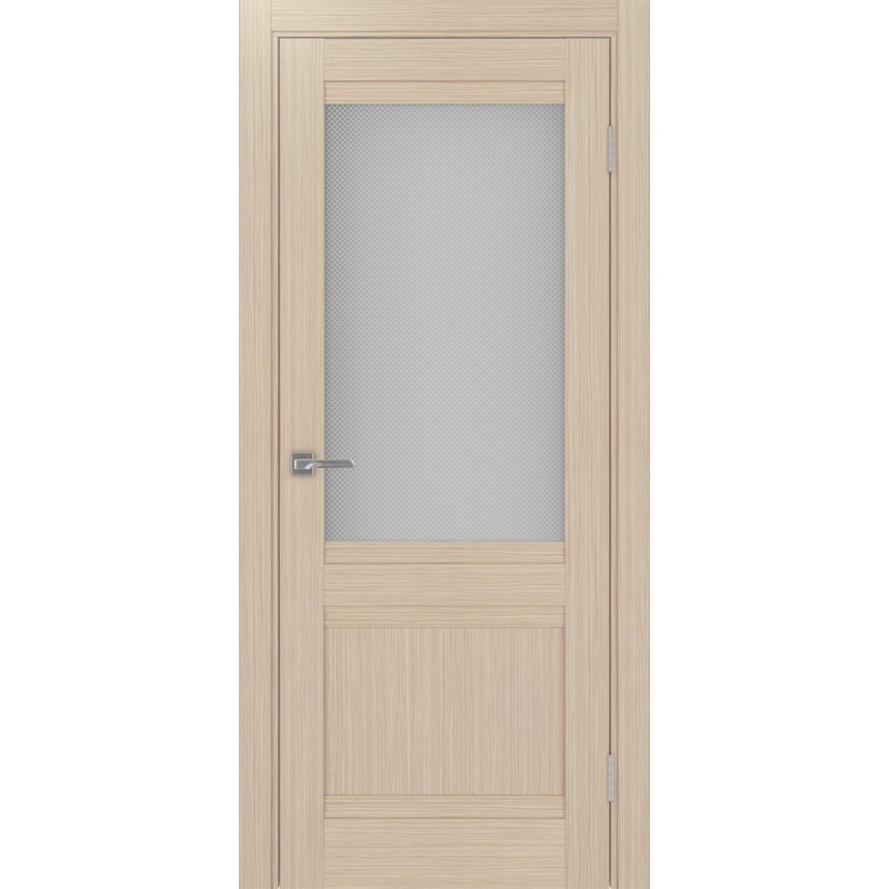 Межкомнатная дверь Турин 502U.21, цвет Дуб беленый FL стекло Пунта бесцветное, размер 80*200 см.