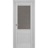 Турин 502U.21, цвет Дуб Серый FL стекло Дали бронзовое, размер 80*200 см.