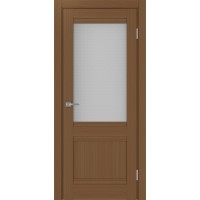 Турин 502U.21, цвет Орех NL стекло Пунта бесцветное, размер 80*200 см.