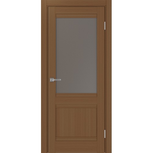 Турин 502U.21, цвет Орех NL стекло Пунта бронзовое, размер 80*200 см.