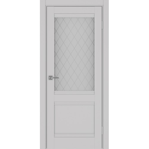 Турин 502U.21, цвет пепельный, заполнение Кристалл бесцветное, размер 200*80 см.