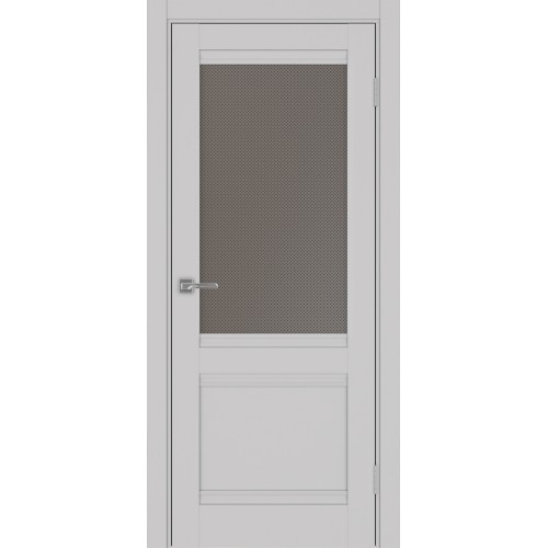 Турин 502U.21, цвет Пепельный стекло Пунта бронзовое, размер 80*200 см.