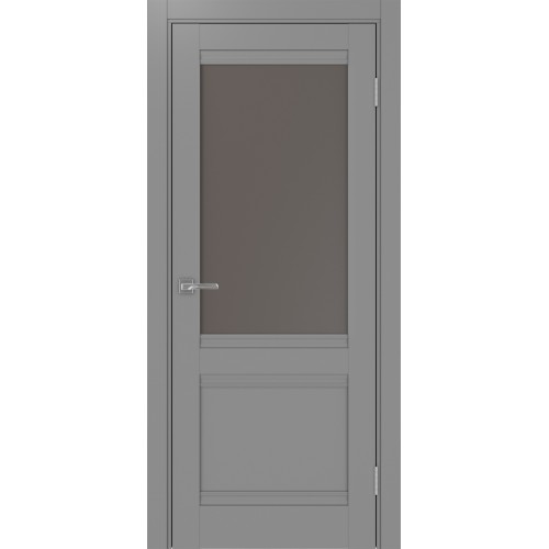 Турин 502U.21, цвет серый, заполнение Бронза матовое, размер 200*80 см.