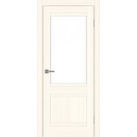 Турин_502U.21, цвет Ясень светлый стекло LACбелый, размер 80*200 см.