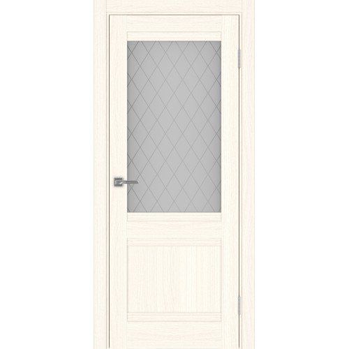 Турин 502U.21, цвет ясень светлый, заполнение Кристалл бесцветное, размер 200*80 см.