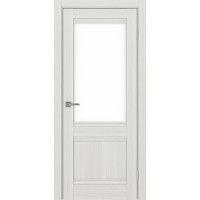 Турин 502U.21, цвет Ясень серебристый стекло LACбелый, размер 80*200 см.