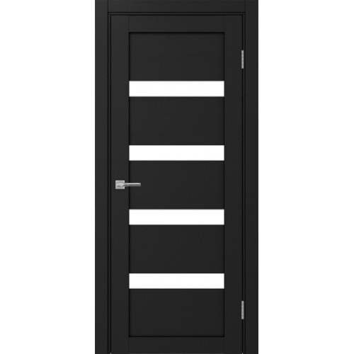 Турин 505.12, цвет Антрацит стекло LACбелый, размер 80*200 см.