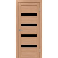 Турин 505.12, цвет ясень тёмный, стекло LACчерный, размер 30*200 см.