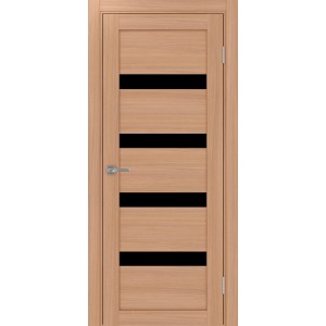 Турин 505.12, цвет ясень тёмный, стекло LACчерный, размер 30*200 см.