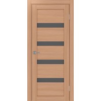 Турин 505.12, цвет ясень тёмный, стекло Графит матовое, размер 80*200 см.