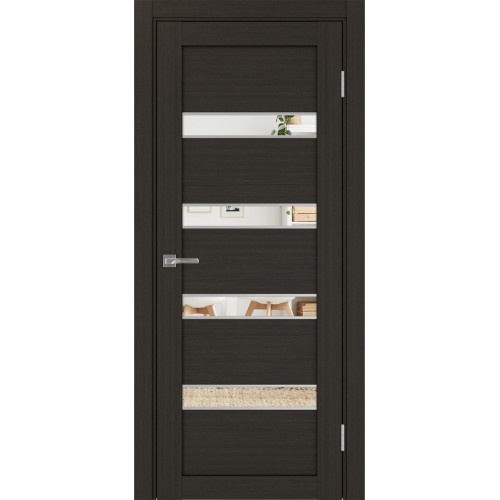 Турин 505.12 АПС молдинг SC, цвет венге FL, заполнение Зеркало, размер 200*80 см.