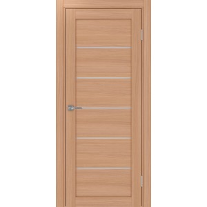 Турин 506.12, цвет ясень тёмный, стекло Мателюкс, размер 80*200 см.