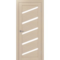 Турин 506У.112, цвет Дуб беленый FL стекло LACбелый, размер 80*200 см.