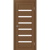 Турин 507.12, цвет Орех NL стекло LACбелый, размер 80*200 см.