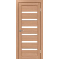 Турин 507.12 , цвет ясень тёмный, стекло LACбелый, размер 80*200 см.