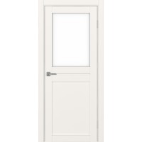 Турин 520.211, цвет Бежевый стекло LACбелый, размер 80*200 см.