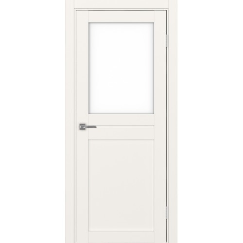 Турин 520.211, цвет Бежевый стекло LACбелый, размер 80*200 см.